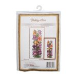 Набор для вышивания нитками Hobby&Pro, Ирисы, 27х80 см