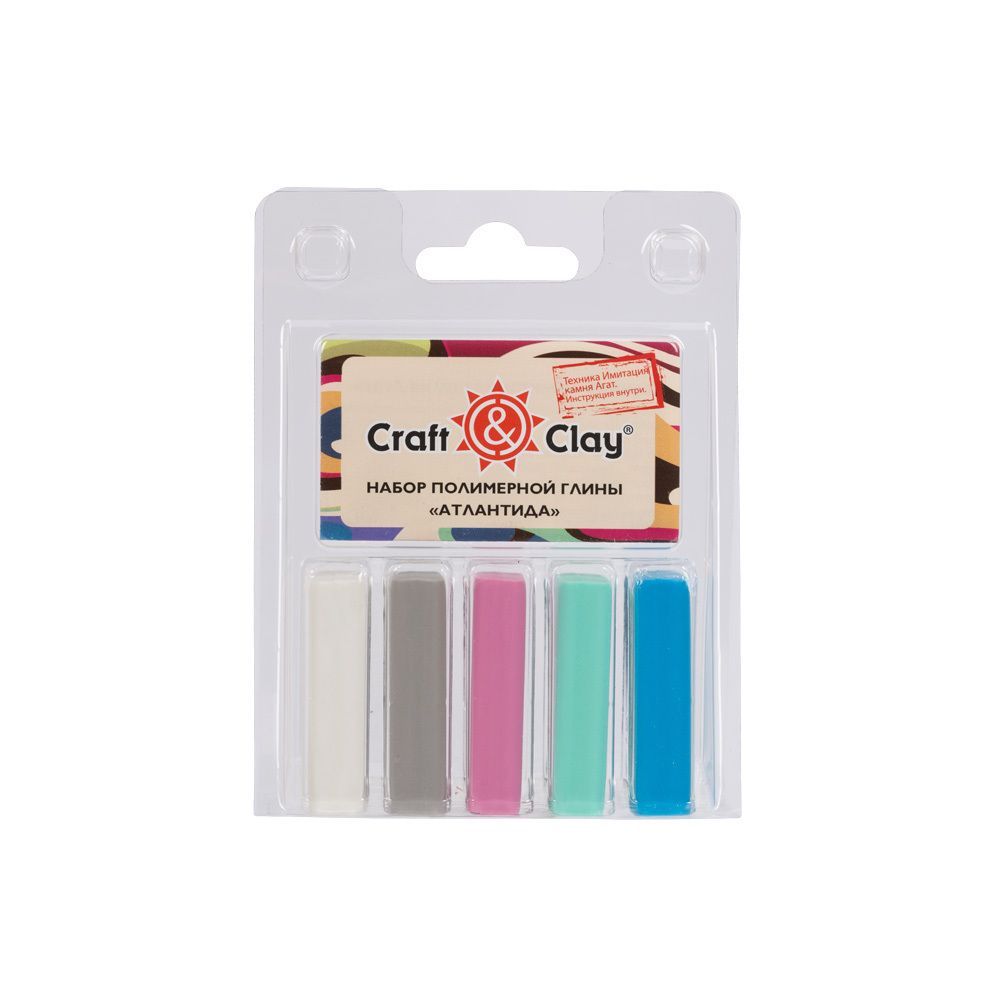 Набор полимерной глины Craft&Clay CCL 5 цв, 14 Атлантида