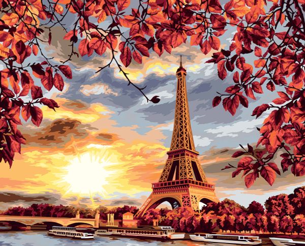 Картина по номерам Фрея PNB/PL-155, Осень в Париже, 50х40 см