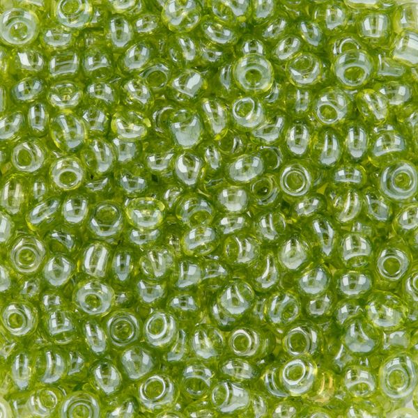 Бисер Zlatka 11/0 (2.1 мм), 100 г (10х10 г), №0104 салатовый, GR