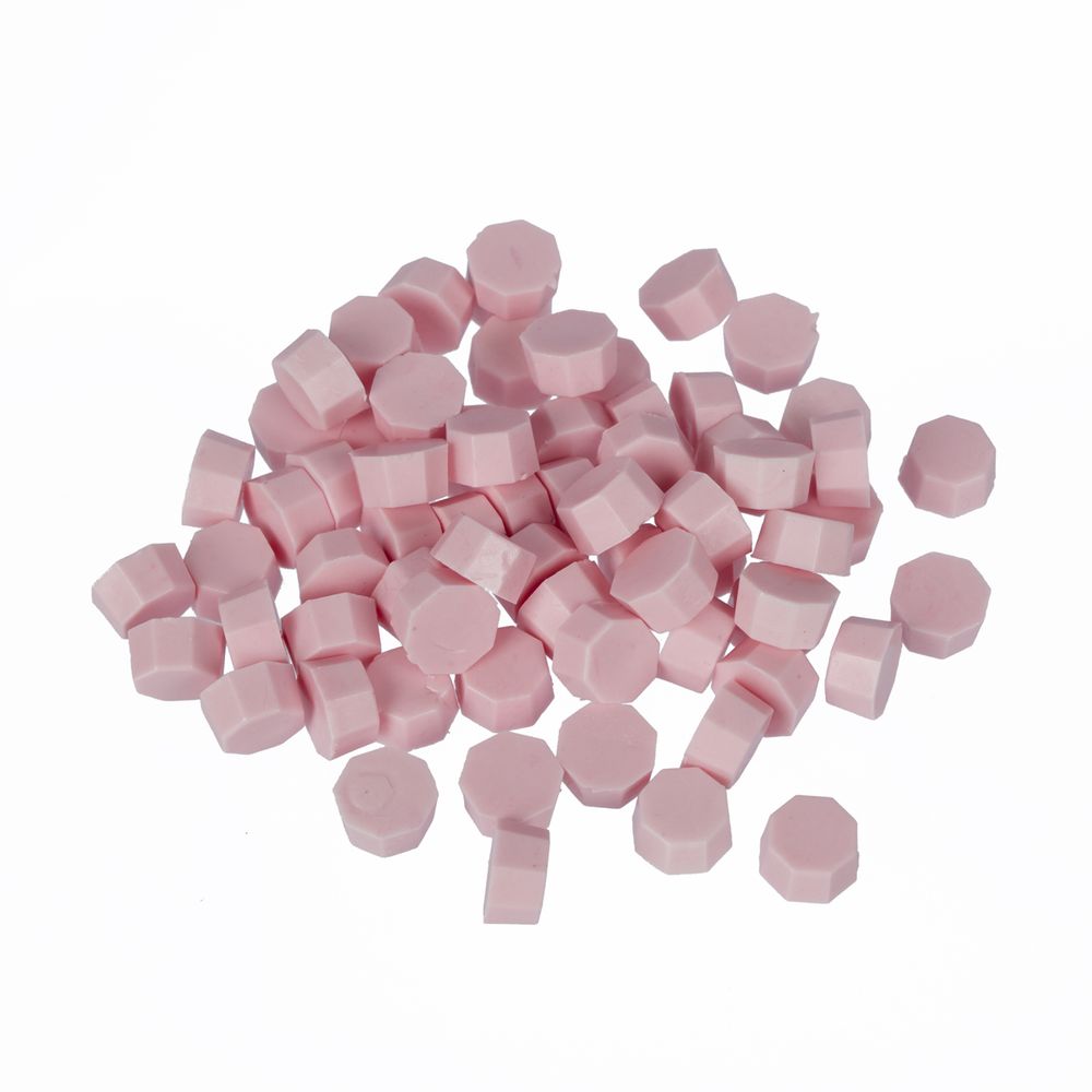 Сургуч восковой 20 г, 02 св.св розовый матовый, Mr.Painter SWT-01