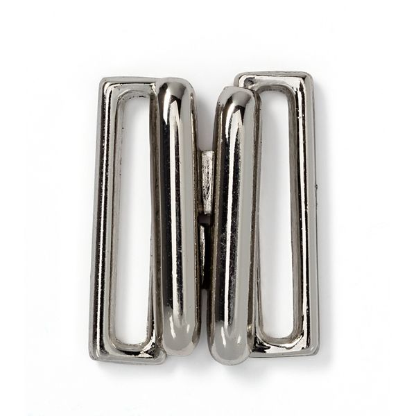 Пряжка-застежка для бикини металл 20.0 мм, 1 шт, под никель, Prym 416130