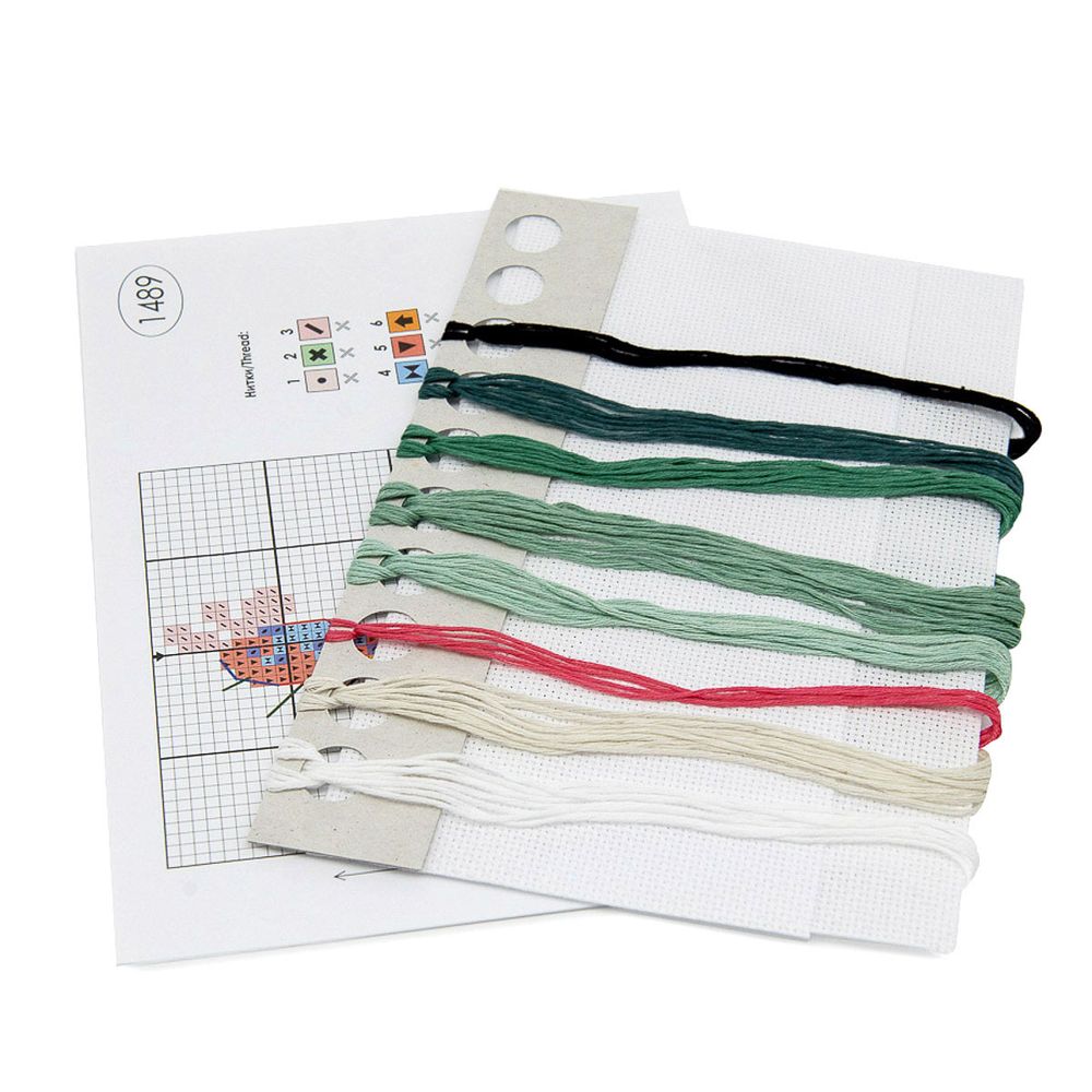 Набор для вышивания нитками Овен 1489, Опунция 6х11 см