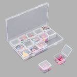 Контейнер для хранения мелочей 17.4х10.6х2.6 см, 15 штук в боксе