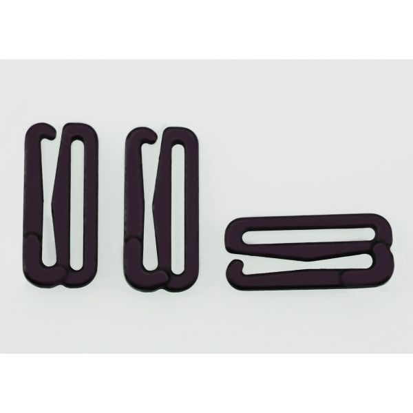 Крючки для бюстгальтера металл 20.0 мм, 076 сливовое вино, Arta, 50 шт