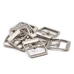 Пряжка ременная металл 24 мм. сер, 10 шт, BIG