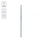 Крючок для вязания металлический ⌀6,0 мм, 15 см, в чехле с покрытием, Gamma CHT