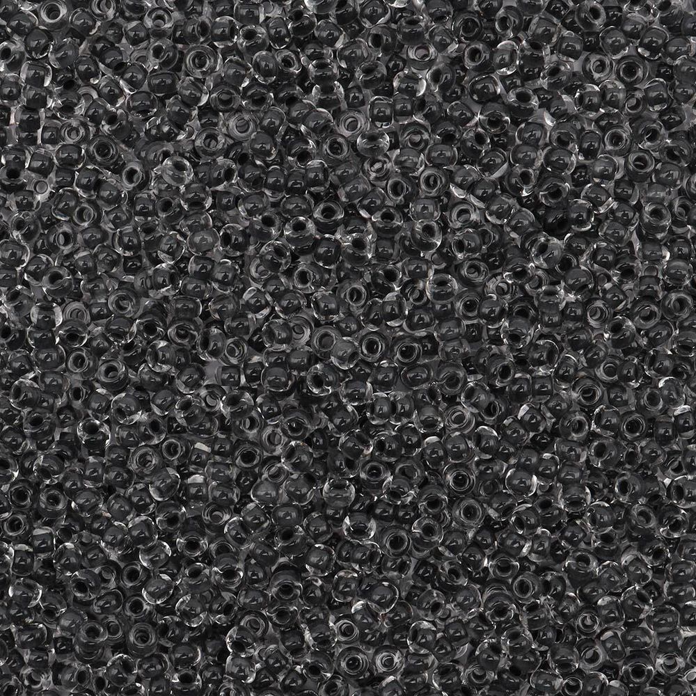 Бисер Preciosa прозрачный с цветн. центром 10/0 (38349) круг. отв, 50гр