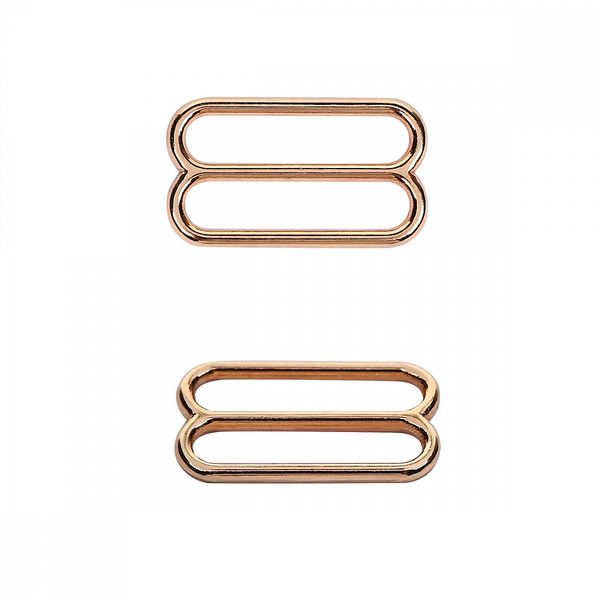 Рамки-регуляторы для бюстгальтера металл 15.0 мм, 815 цв.золото, уп.100 шт