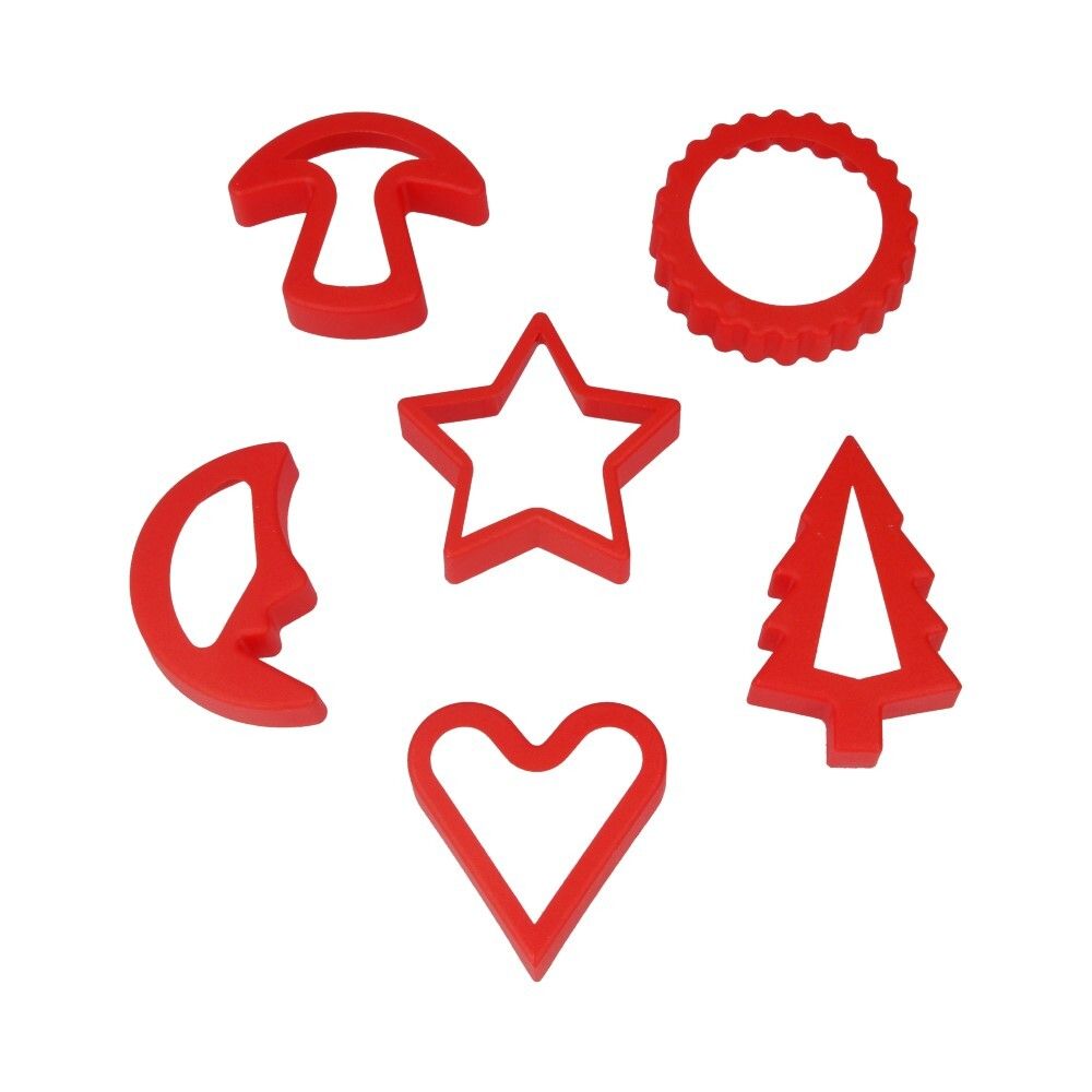 Вырубка кондитерская №01 ассорти, 5.3х5 см, 6 шт, S-Chief SHF-0032