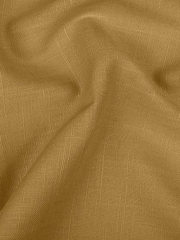 Льняная ткань 190 г/м², 140 см / 2 метра, TBY.Li.1002.32, 32 горчица