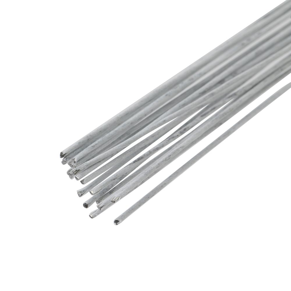 Проволока флористическая в оплетке ⌀0.95 мм, 100 шт (5х20 шт), 40 см, 02 белый, Blumentag FIW-0.95