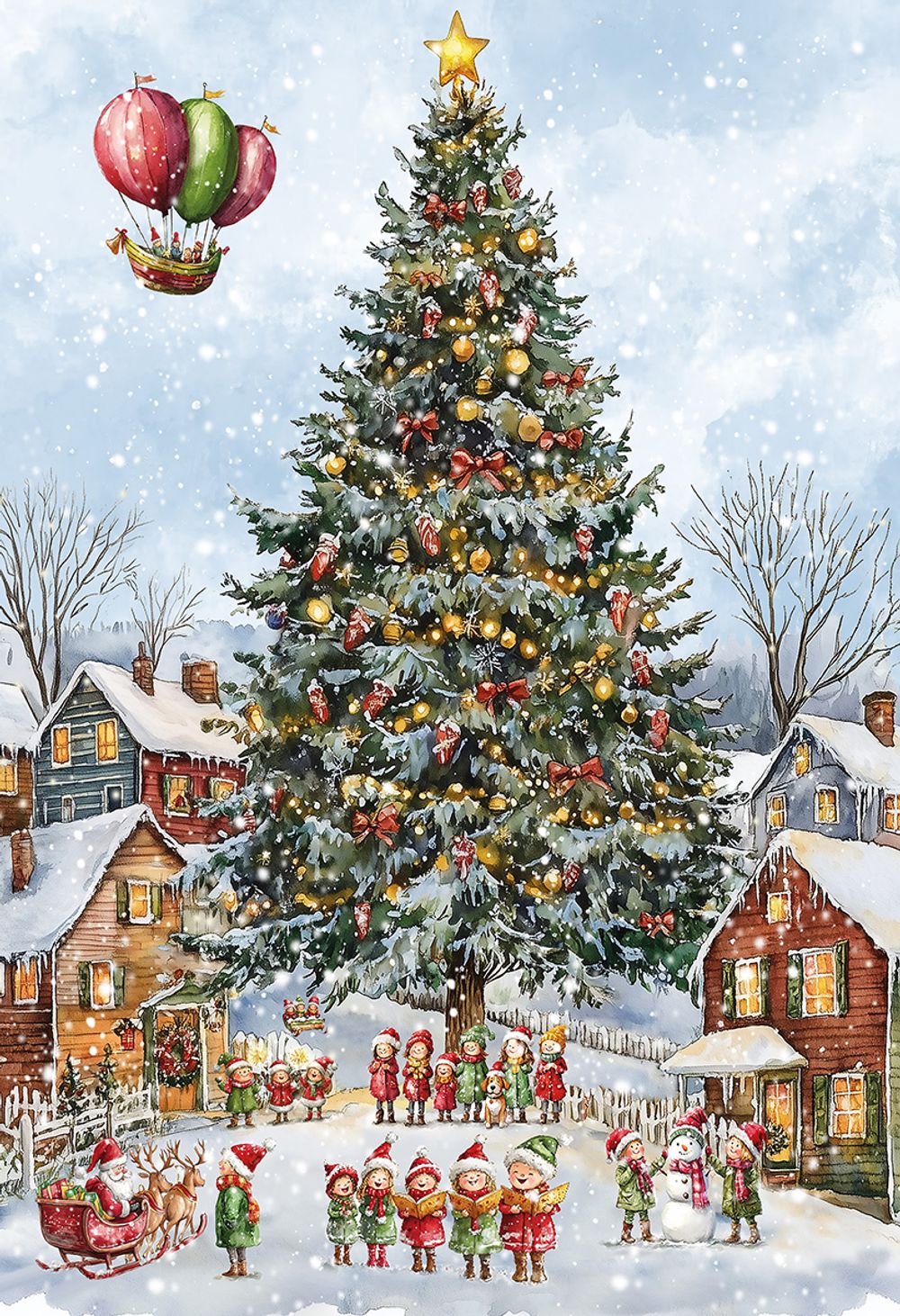 Пазл 500 элементов, PZL-500/68 Самая большая елка, Фрея