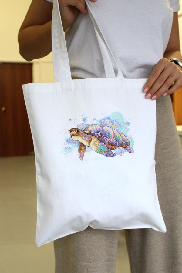 Набор для вышивания нитками МП Студия (Жар-птица), Под водой 19х12 см