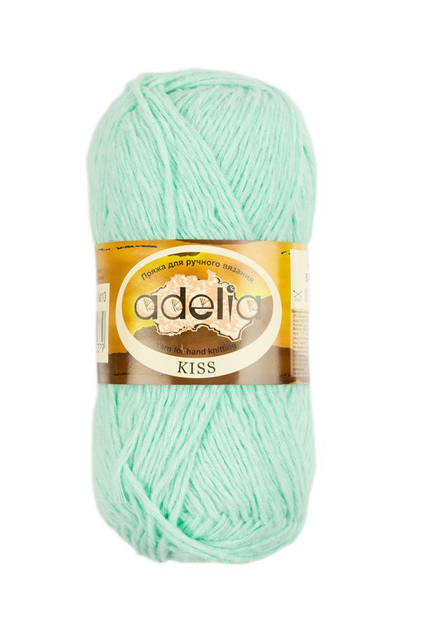 Пряжа Adelia Kiss / уп.10 мот. по 50г, 145м, 10 св.мятный