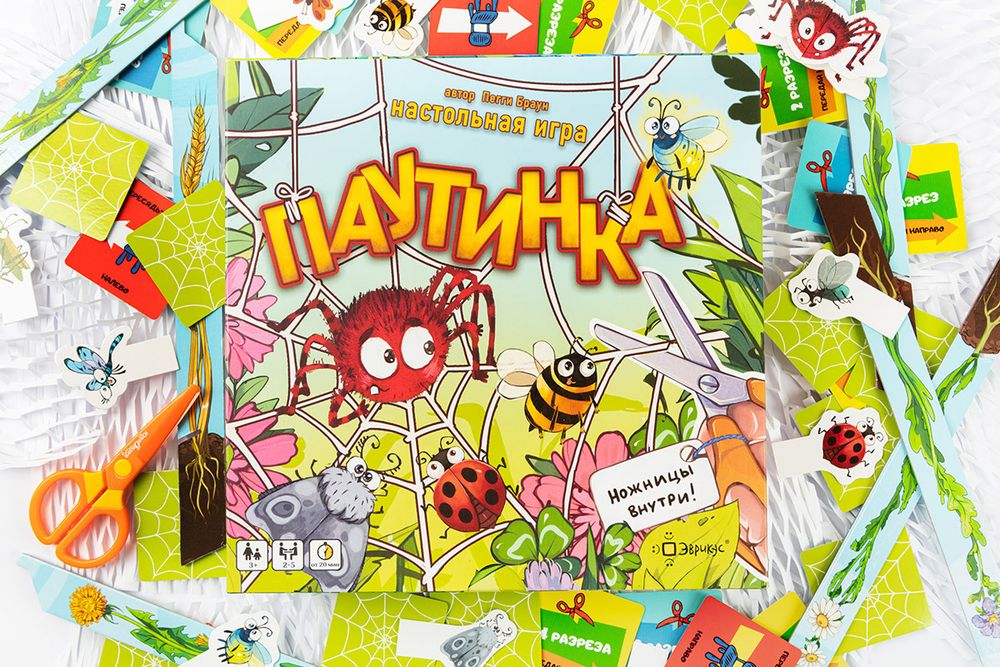 Игра настольная Паутинка, Эврикус BG-17029