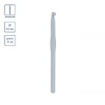 Крючок для вязания металлический ⌀9,0 мм, 15 см, в чехле с покрытием, Gamma CHT