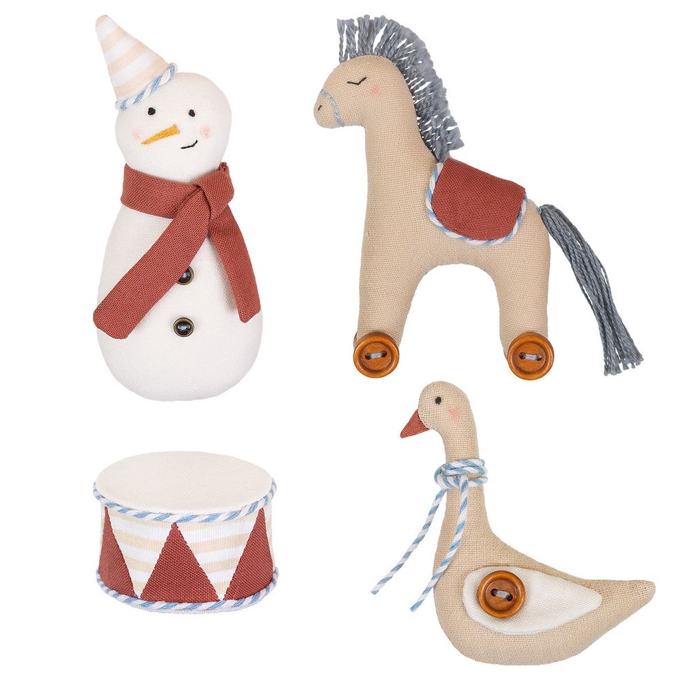 Набор для шитья игрушки Елочные игрушки 9 см, Miadolla NY-0387