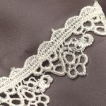 Кружево гипюр (плетёное) 25 мм, цв.3 молочный, уп. 9 м, Kruzhevo