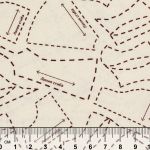 Ткань для пэчворка Peppy Век моды, рулон 112 см / 5 метров, ВМ-06 бежевый, Peppy