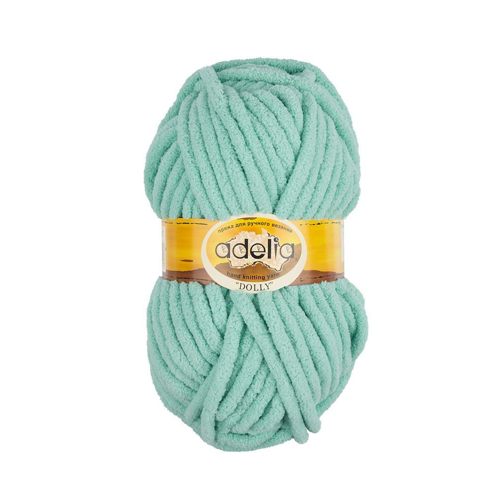Пряжа Adelia Dolly / уп.5 мот. по 100г, 40м, 07 св.зеленый