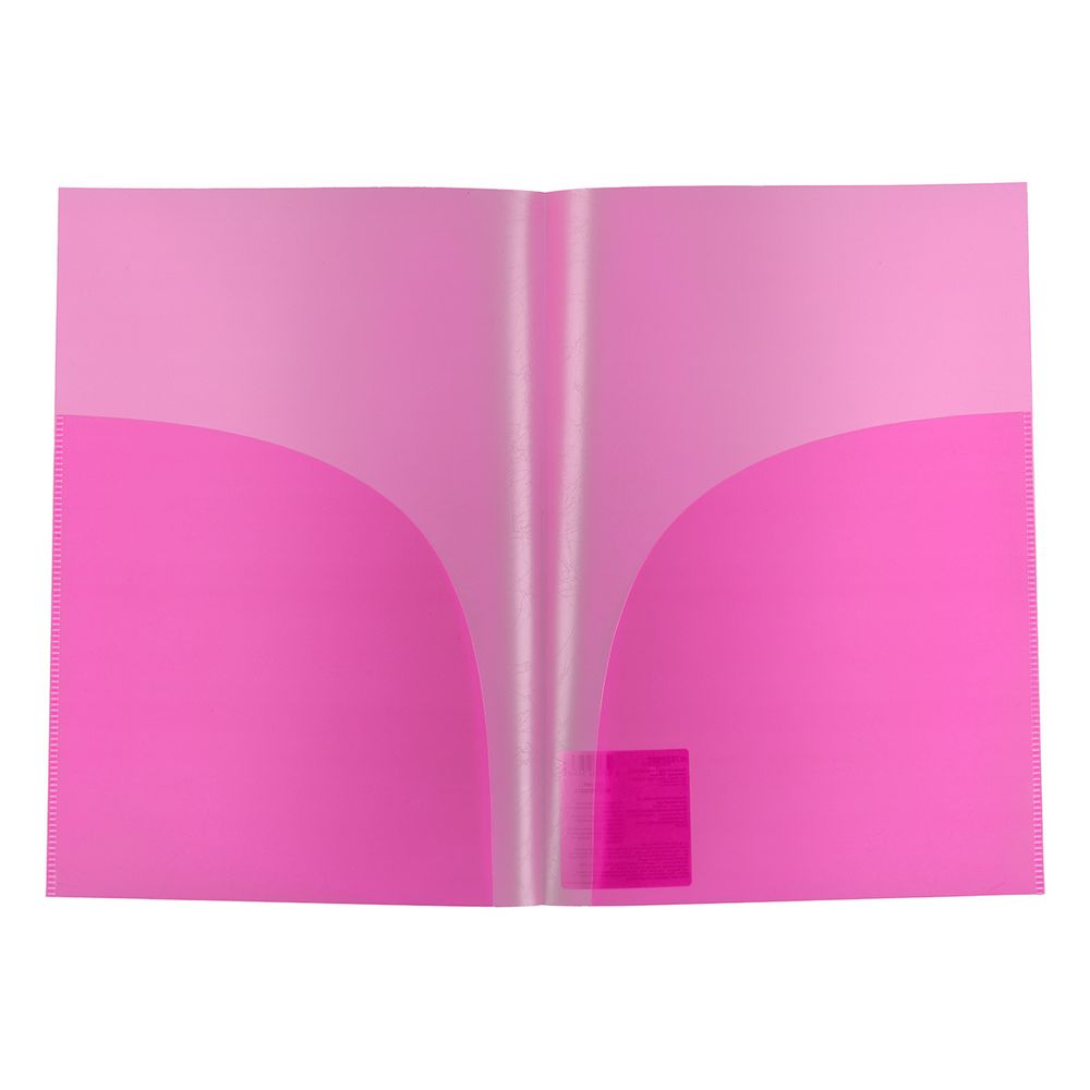 Папка-уголок (2 кармана) A4 180 мкм волокно, 20 шт, розовый EC210030213, Expert Complete