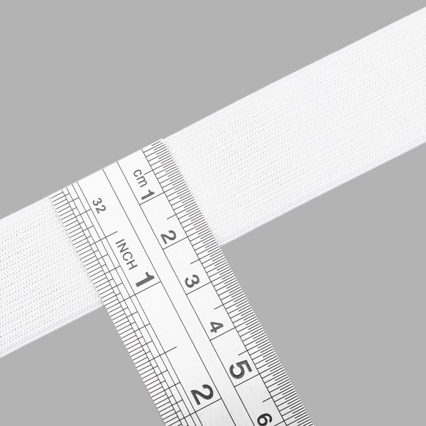 Резинка вязаная 25.0 мм / 25 метров, ТВ-25, белый