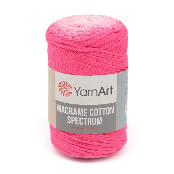Пряжа YarnArt (ЯрнАрт) Macrame Cotton Spectrum / уп.4 мот. по 250 г, 225м, 1311
