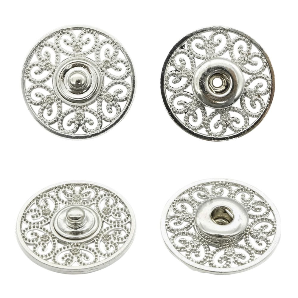 Кнопка пришивная металл ⌀23.0 мм, металл, S, уп.10 шт