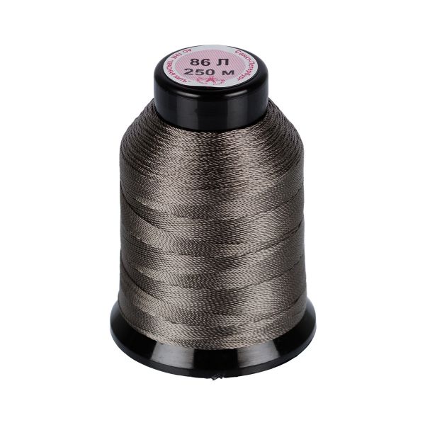 Нитки лавсан 86Л 100% полиэфир 250 м, 5 шт, 110 серый, Гамма