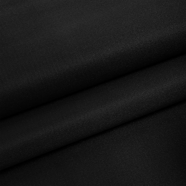 Атлас сатин 67 г/м², 150 см / 3 метра, AS.18 цв.чёрный