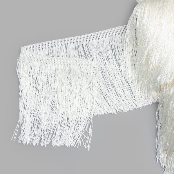 Бахрома отделочная широкая 120.0 мм / 25 метров, 502 кремовый, 0390-0310