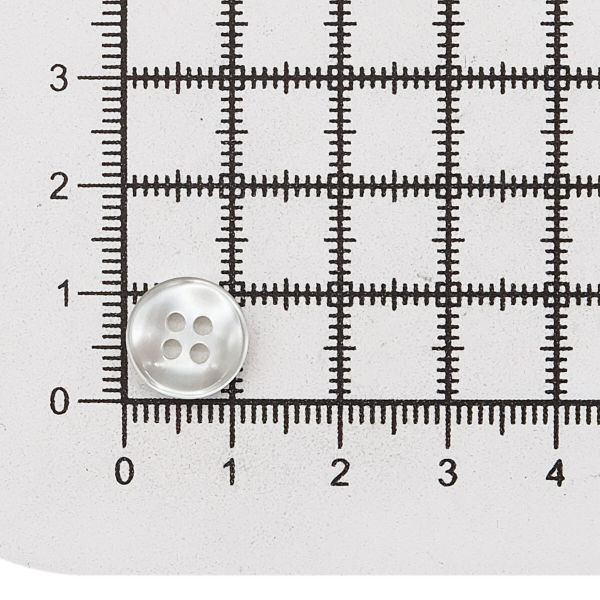 Пуговицы 4 прокола 18L (11мм), (col.08 св. серый) CB, 72 шт