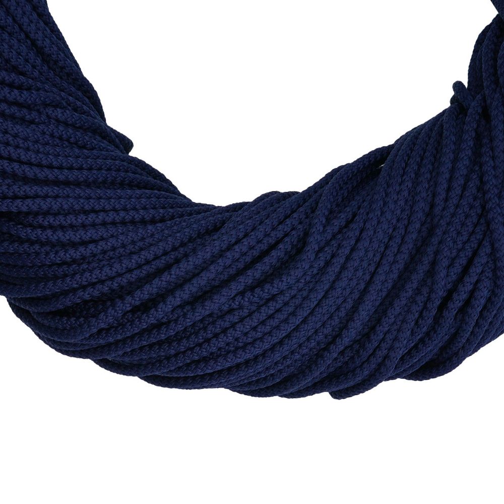 Шнур плетеный ⌀4.0-5.0 мм / 100 метров, 032 синий