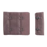 Застежки для бюстгальтера текстильные 2х2, 38 мм, 1645 шиншилла, 2494, 25 шт, Arta