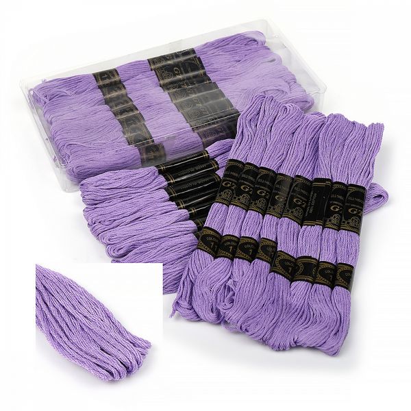 Мулине Ideal МШ, 24 мотка по 8 метров, цв. 110 сиреневый