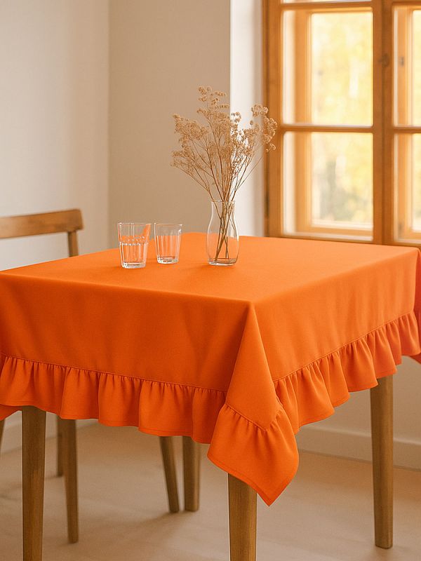 Габардин 150 г/м², 150 см / 3 метра, TBY.163962.3, цв.неон оранжевый