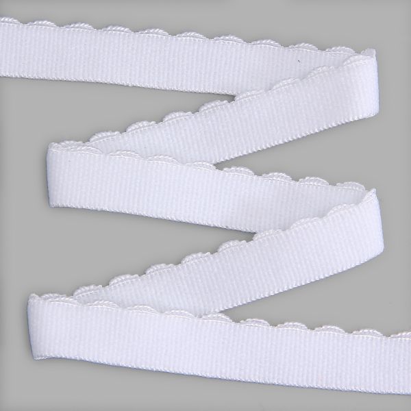 Резинка бельевая (отделочная) становая 12.0 мм / 50 метров, белый, (МЛ175.012/1)