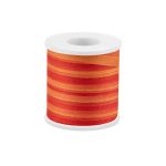 Лента (тесьма) шелковая 4.0 мм / 45.5±0.5 метров, M106 коралловый/оранжевый, Gamma SRM-4