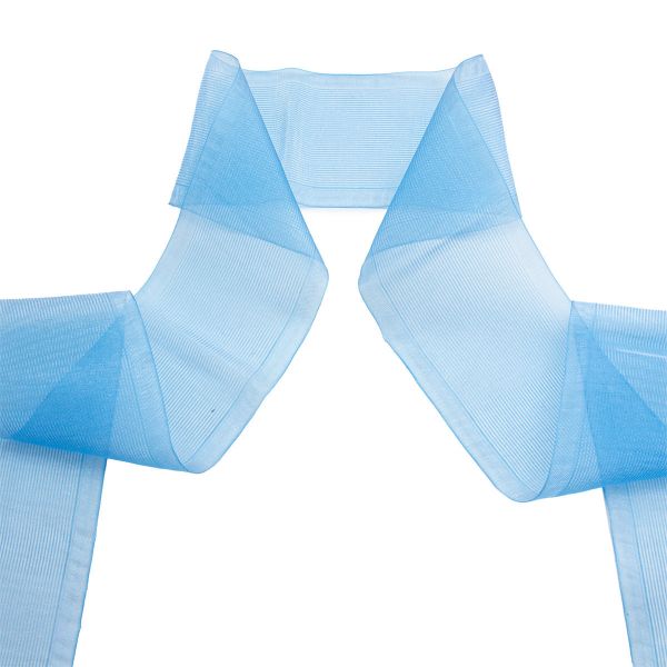 Лента для бантов (капрон) _8 см, 25 м (голубой) С3501