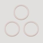 Кольца для бюстгальтера металл ⌀14.0 мм, 168 серебристый пион, Arta, 50 шт, 7718779-3