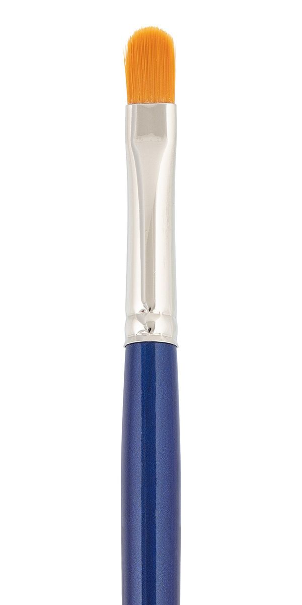 Кисть синтетика №08 овальная, 5 шт, длинная ручка, Vista-Artista 50113-08