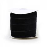 Лента бархатная (тесьма) 25.0 мм / 22.86±1 метров, арт.25VR54 нейлон цв.т.синий