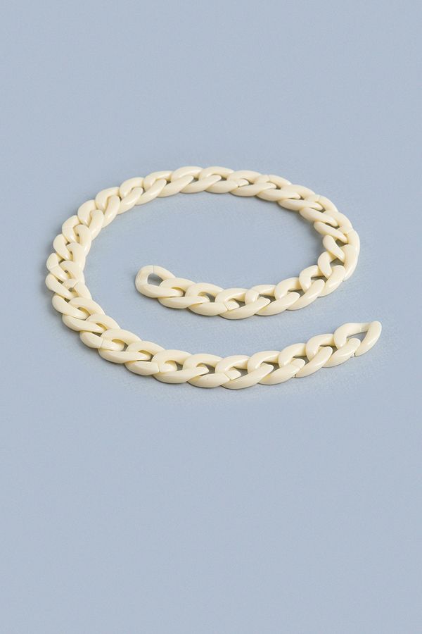 Цепочка для сумки, пластик 60 см, 1 шт, 12 слоновая кость, Gamma MPE-02