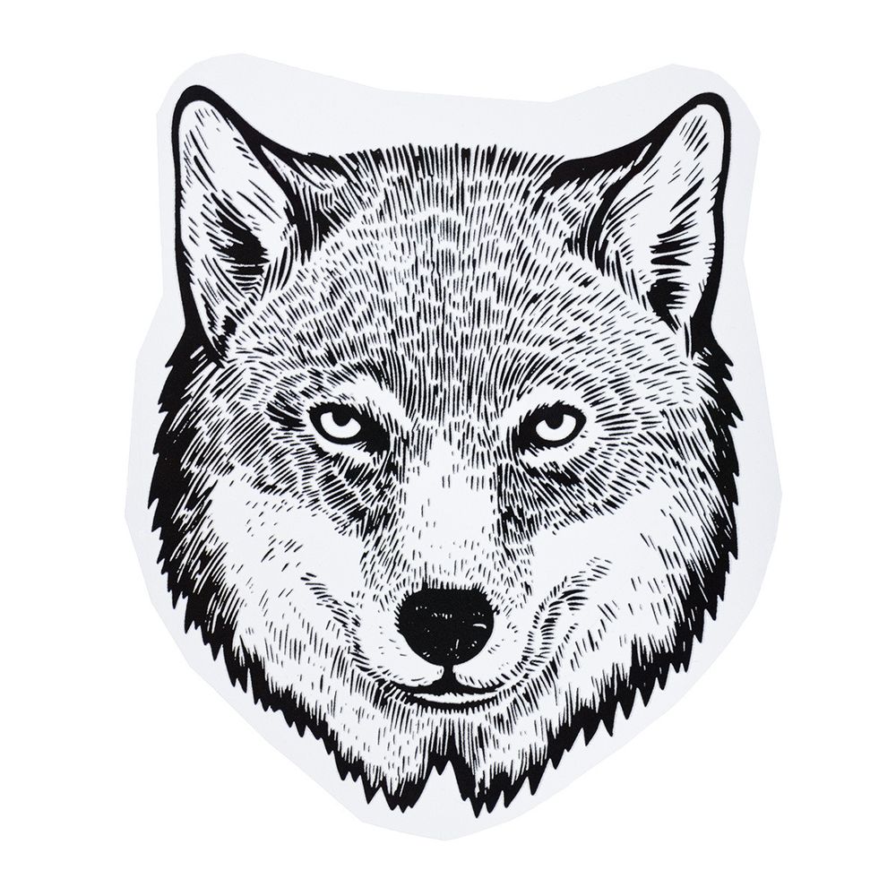 Термотрансфер, 1 шт, М-321 волк 18х14.6 см, Gamma M №03