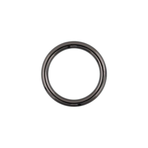 Кольцо литое металл in ⌀20 мм (24 мм внешн.), 10 шт, 06 черн.никель, Gamma GH 11/20