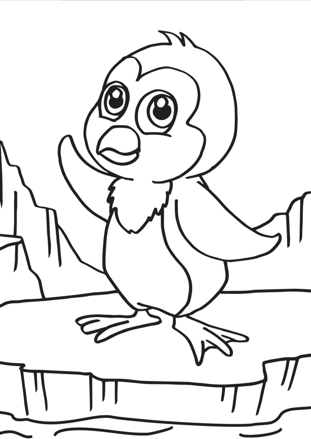 Набор для раскрашивания цветным песком №39 Пингвин на льдине, 16.5х23 см, Hobbius SPT-01