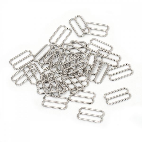 Рамки-регуляторы для бюстгальтера металл 15.0 мм, 815 цв.никель, уп.100 шт