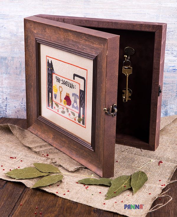 Набор для вышивания нитками Panna, Не забудь, 21х17 см