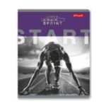 Тетрадь ученическая общая, глянцевая ламинация, A5+ 48 л. на скобе 65 г/м², белизна 100%, 10 шт, линия в термоусадочной пленке, 000758 Не сдавайся!, Светоч 48ТЕТл-004